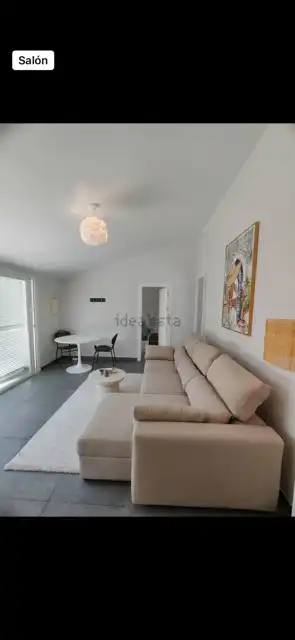 Sala de estar de Casa o chalet de alquiler en Estepona con Aire acondicionado, Jardín privado y Terraza