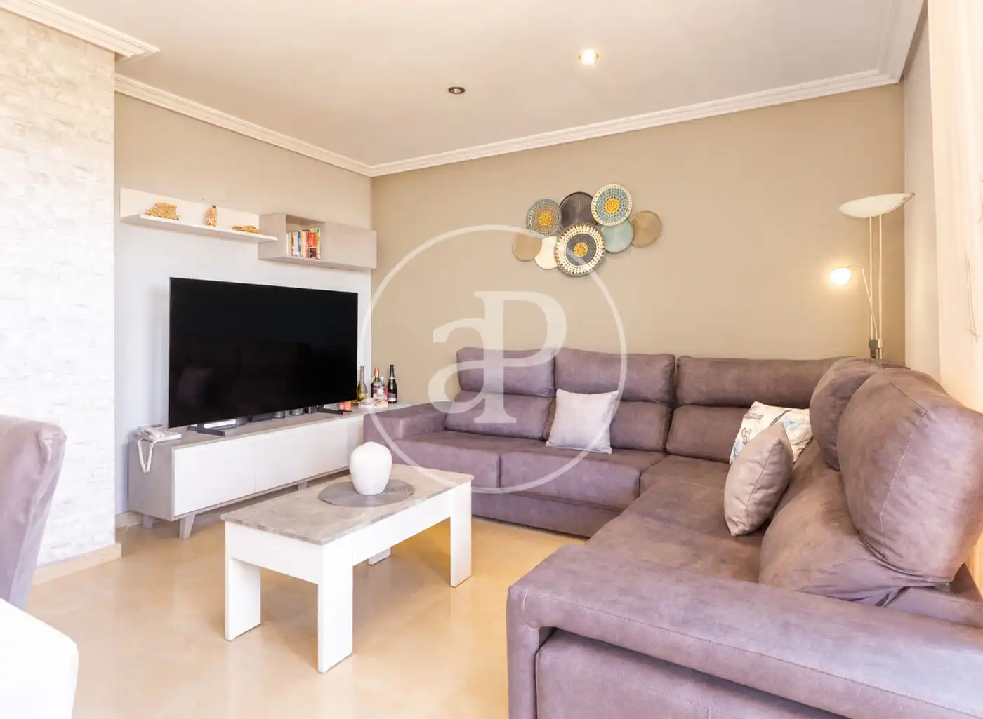Sala de estar de Ático en venta en Campanar