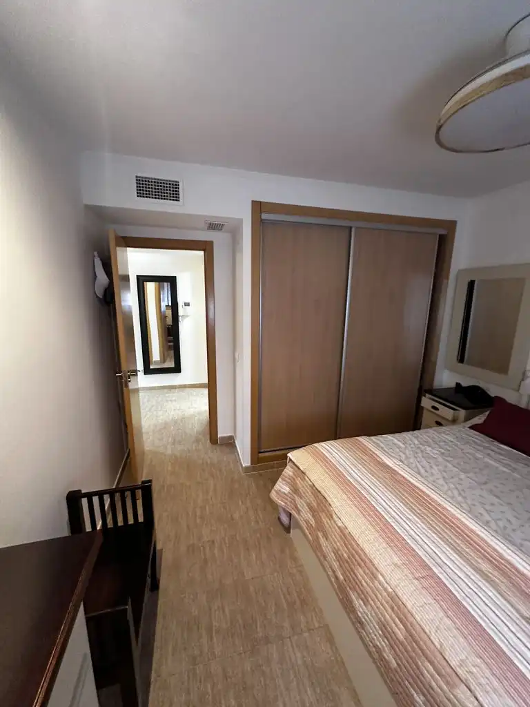 Schlafzimmer von Erdgeschoss zur Miete in Canet d'En Berenguer mit Terrasse und Gemeinschaftspool