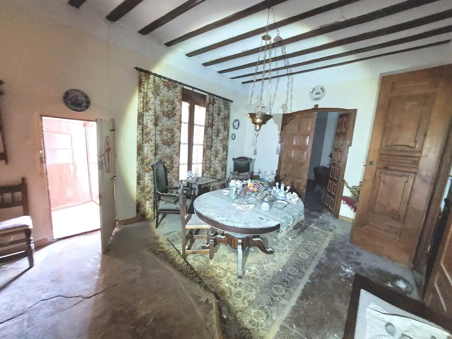 Comedor de Casa o chalet en venta en San Esteban de Litera con Jardín privado, Terraza y Balcón