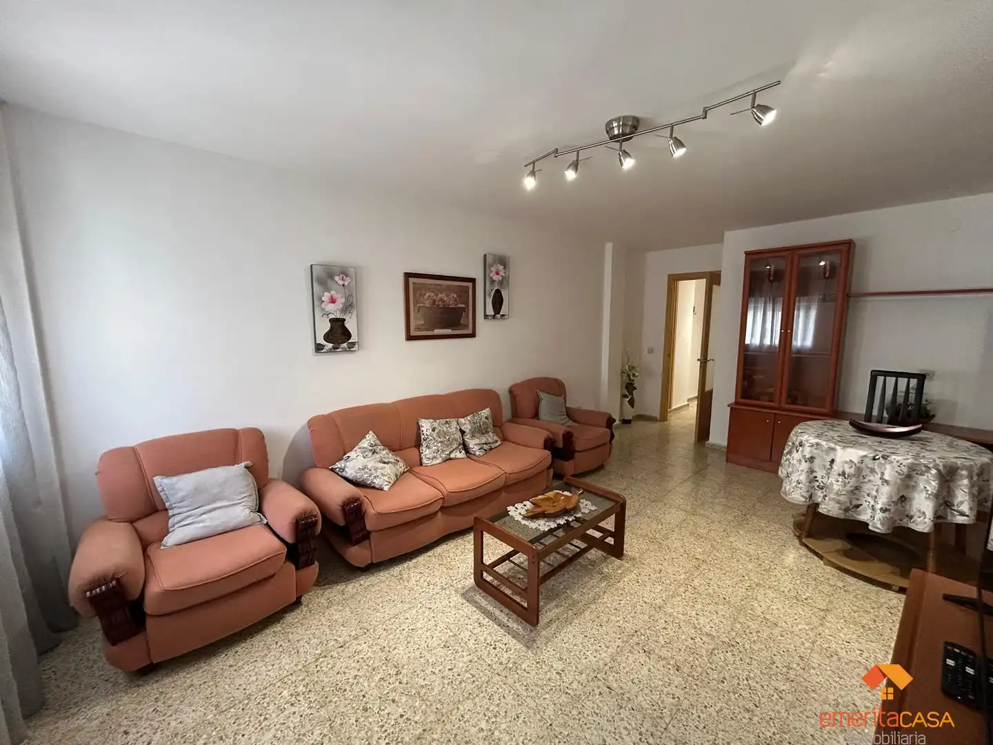 Wohnzimmer von Wohnung zur Miete in Mérida mit Möbliert und Balkon