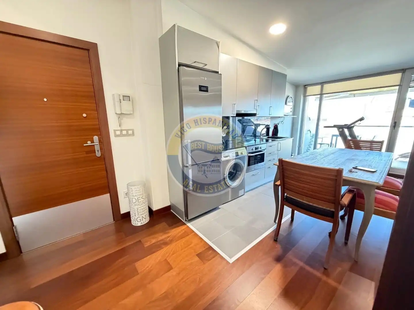 Kitchen of Study for sale in Vigo   with Heating, Parquet flooring and Terrace