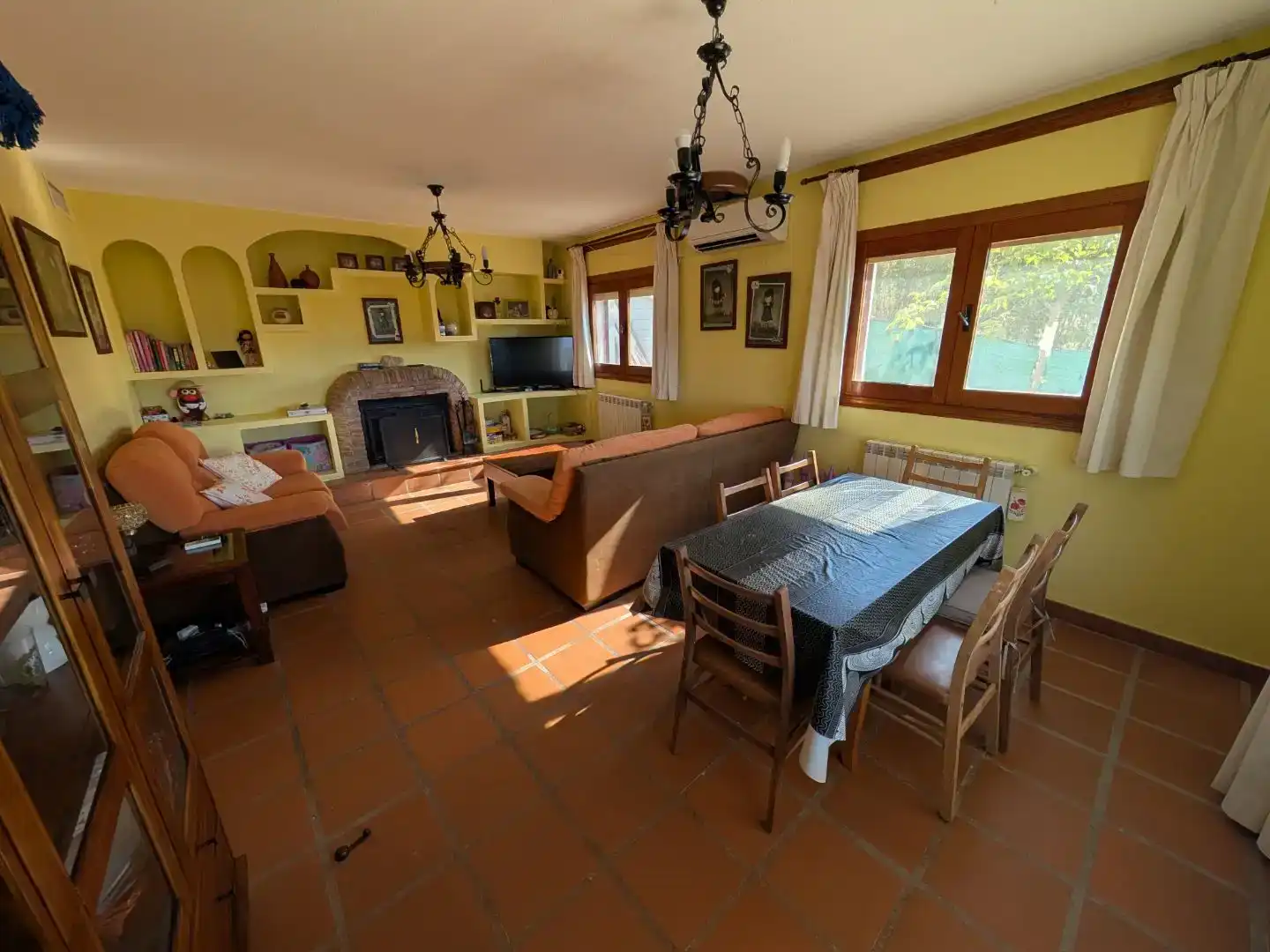 Sala d'estar de Pis en venda en Las Herencias amb Aire condicionat, Jardí privat i Parquet
