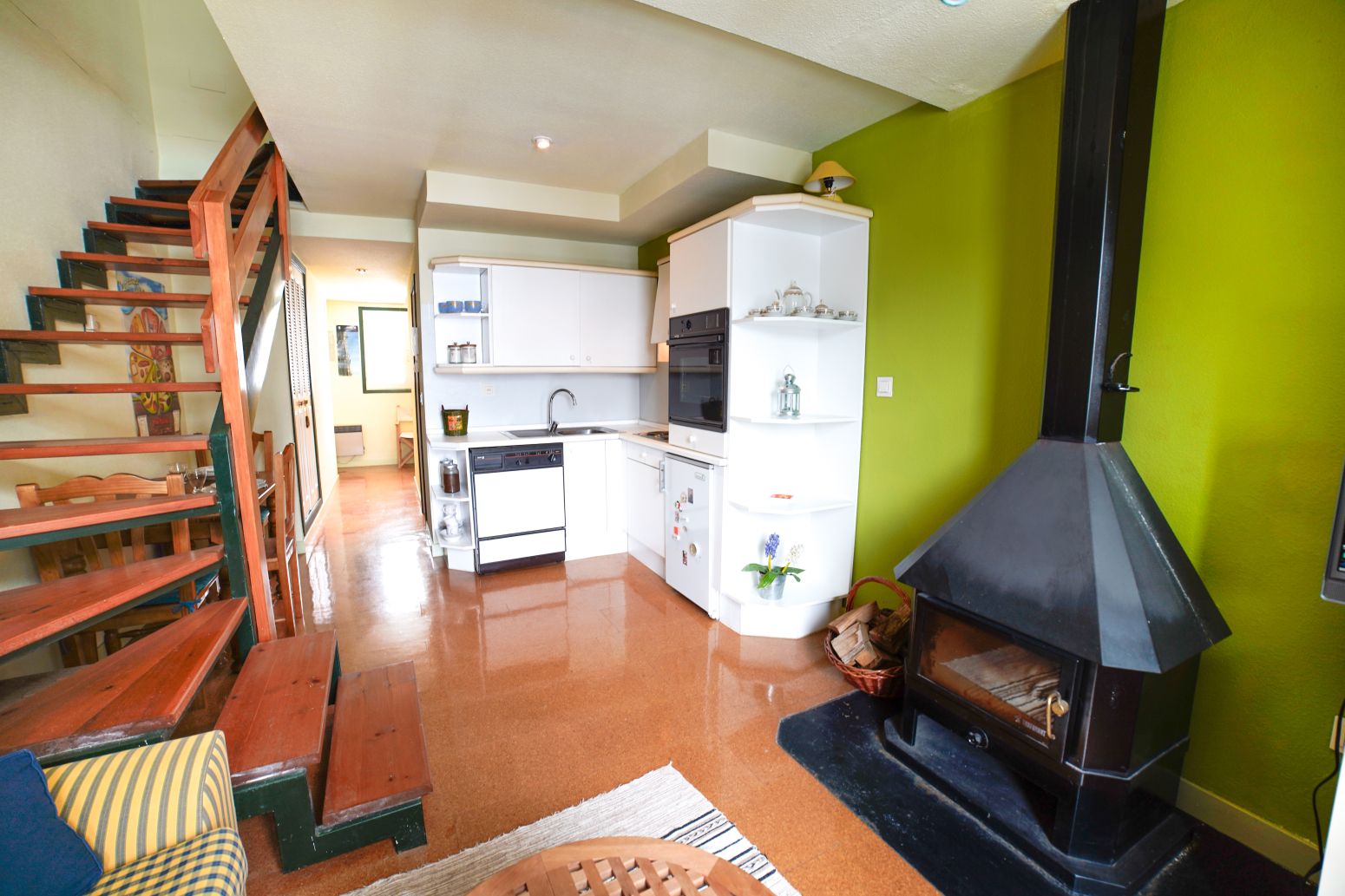 Kitchen of Attic for sale in Aisa  with Heating, Terrace and Storage room