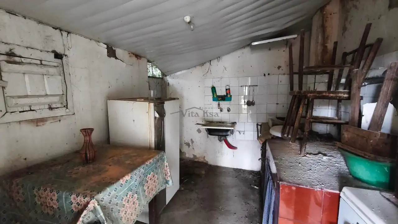 Cocina de Casa o chalet en venta en San Amaro con Jardín privado y Balcón