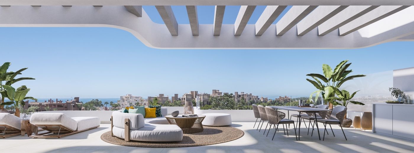 Terrassa de Dúplex en venda en Estepona amb Calefacció, Terrassa i Piscina