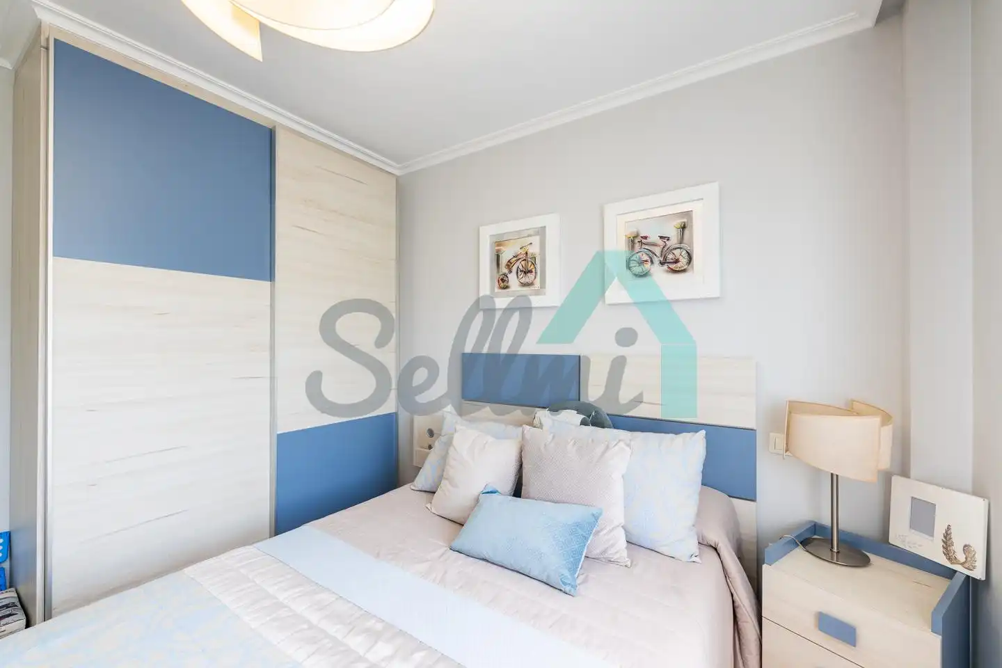 Schlafzimmer von Einfamilien-Reihenhaus zum Verkauf in Vegadeo mit Heizung, Privatgarten und Terrasse