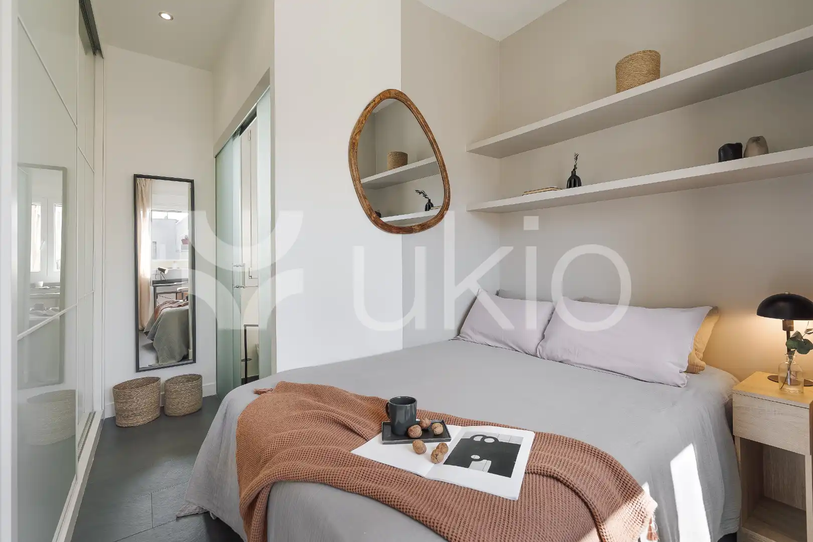 Habitación de Apartamento de alquiler en Madrid con Aire acondicionado, Calefacción y Terraza