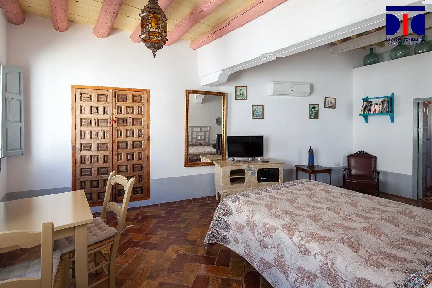 Habitación de Finca rústica en venta en Carmona con Aire acondicionado, Calefacción y Jardín privado
