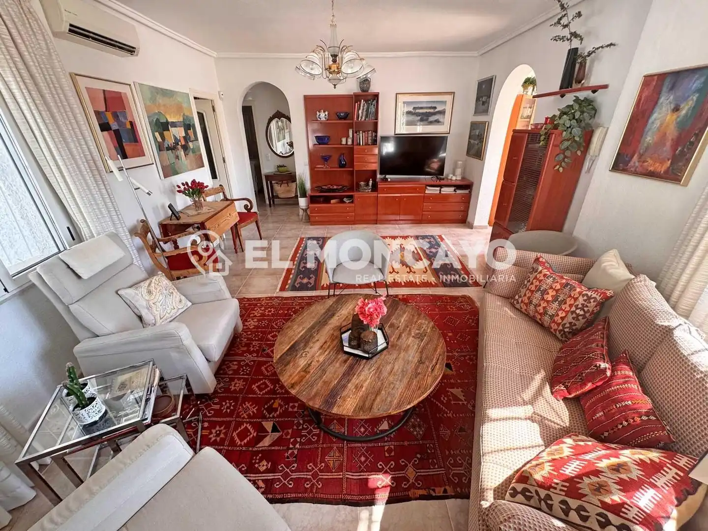 Sala d'estar de Casa o xalet en venda en Rojales amb Aire condicionat, Calefacció i Jardí privat
