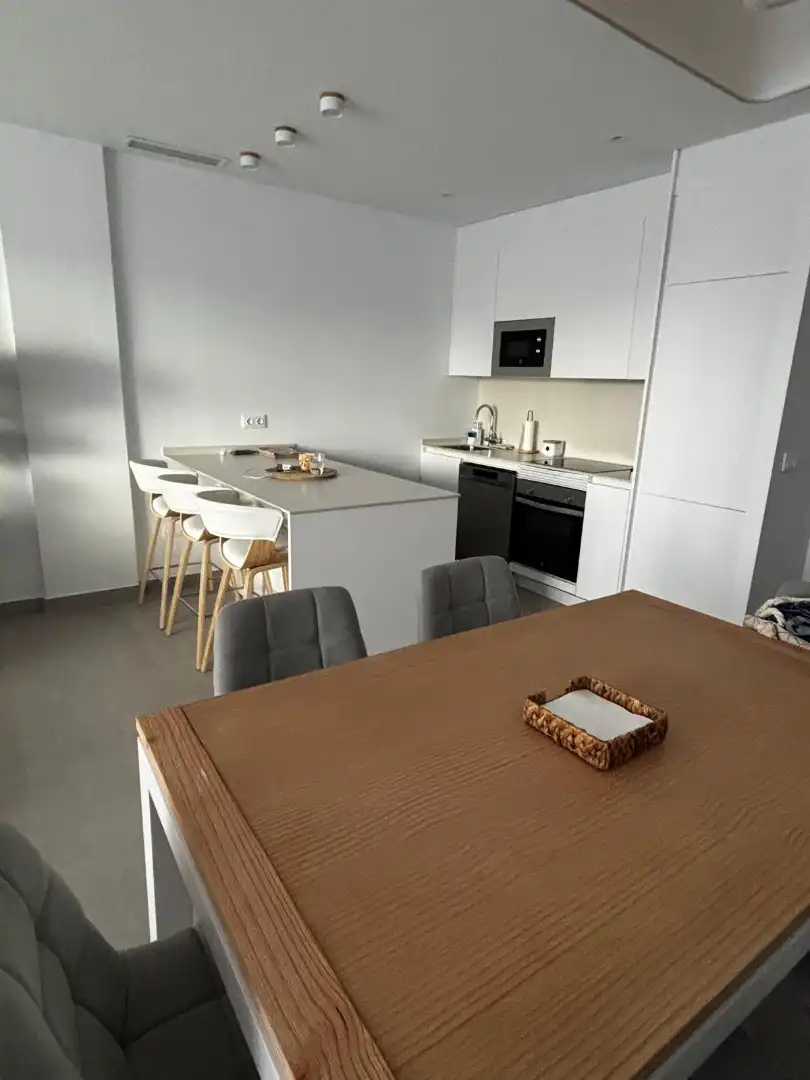 Cocina de Piso de alquiler en El Campello con Aire acondicionado, Calefacción y Terraza