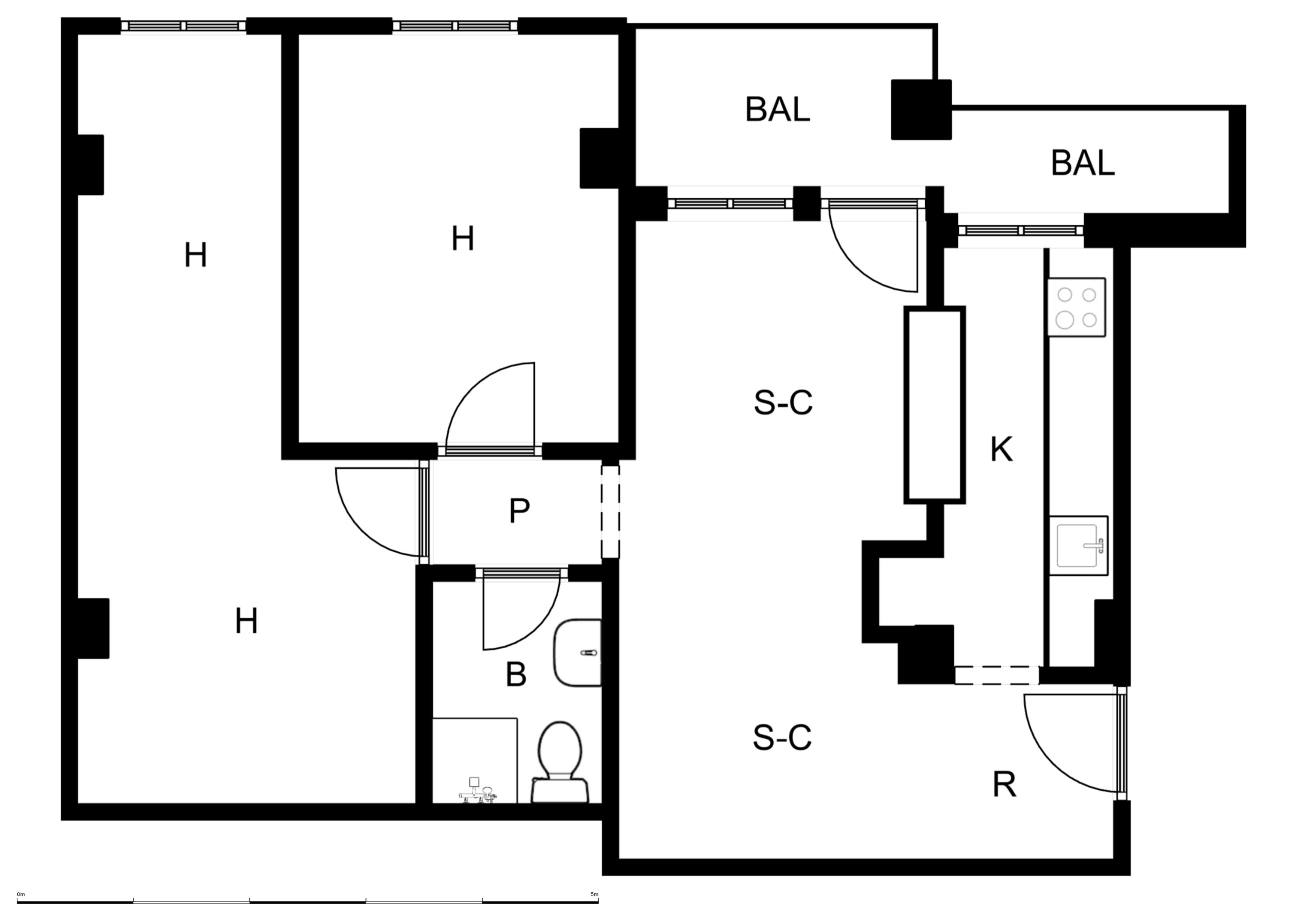 Flat for sale in  Valencia Capital  with Terrace and Oven