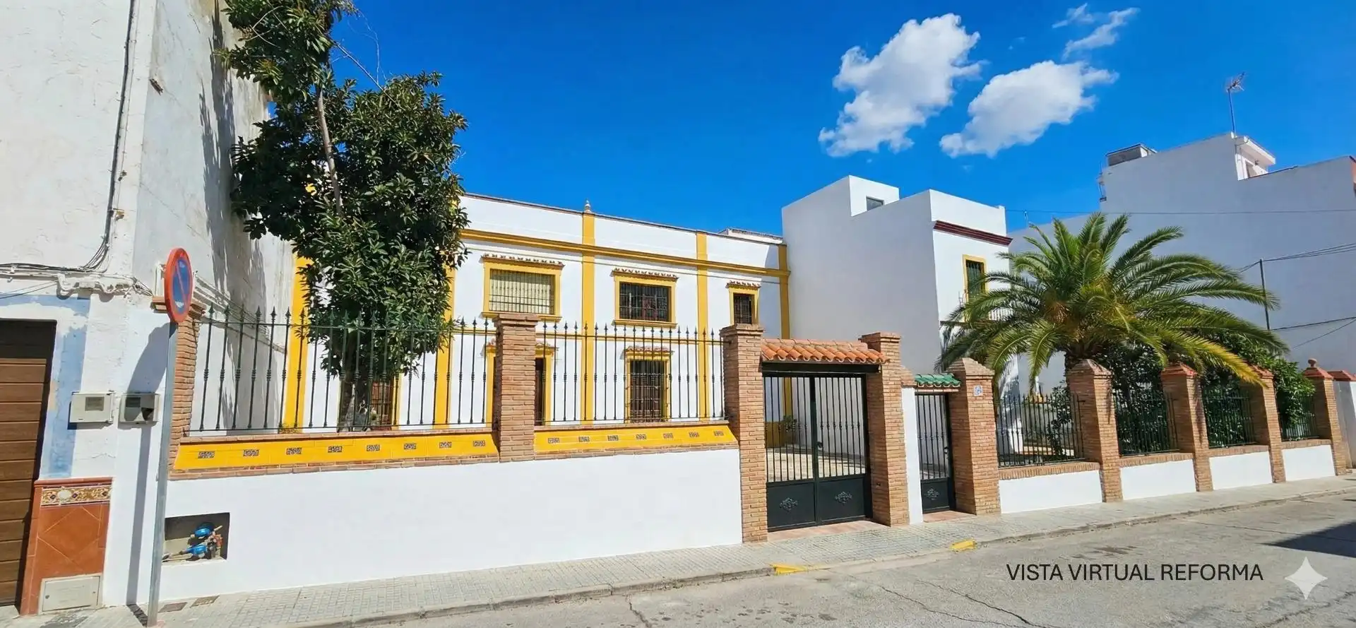 Vista exterior de Casa adosada en venta en La Algaba