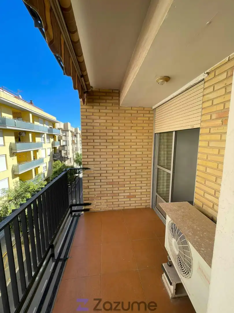 Terrasse von Wohnung zur Miete in Ontinyent mit Klimaanlage, Abstellraum und Möbliert
