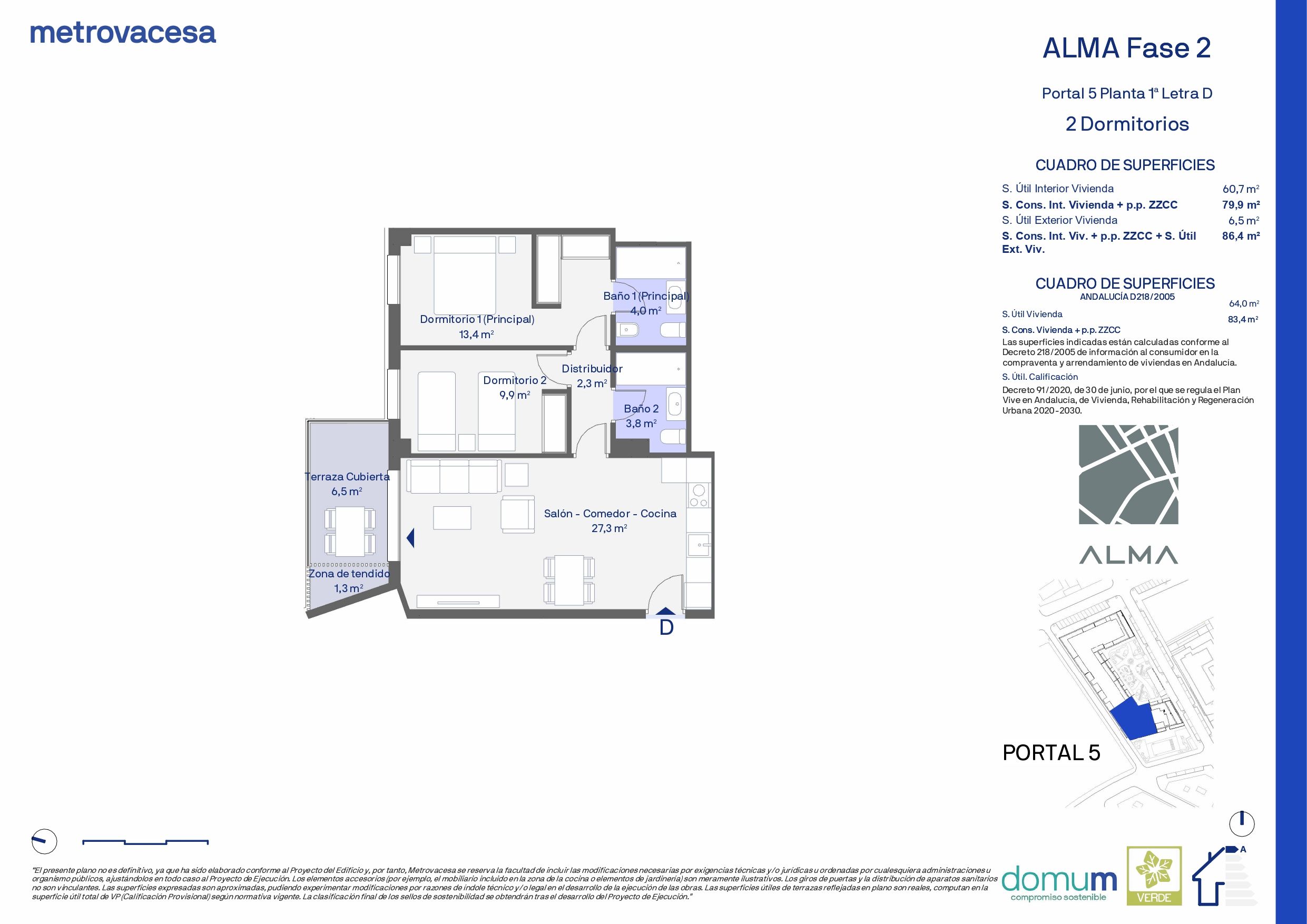 Flat for sale in  Granada Capital  with Air Conditioner, Heating and Storage room