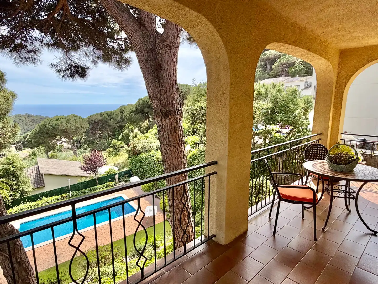 Terrassa de Casa o xalet en venda en Lloret de Mar amb Aire condicionat, Jardí privat i Terrassa