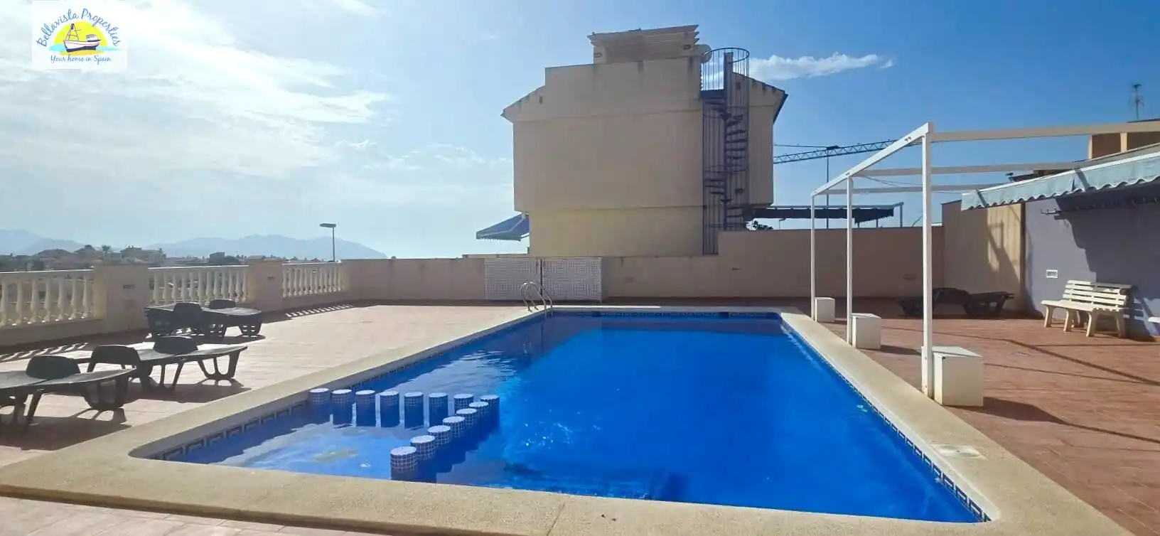 Piscina de Casa o xalet en venda en Mazarrón amb Aire condicionat, Calefacció i Terrassa