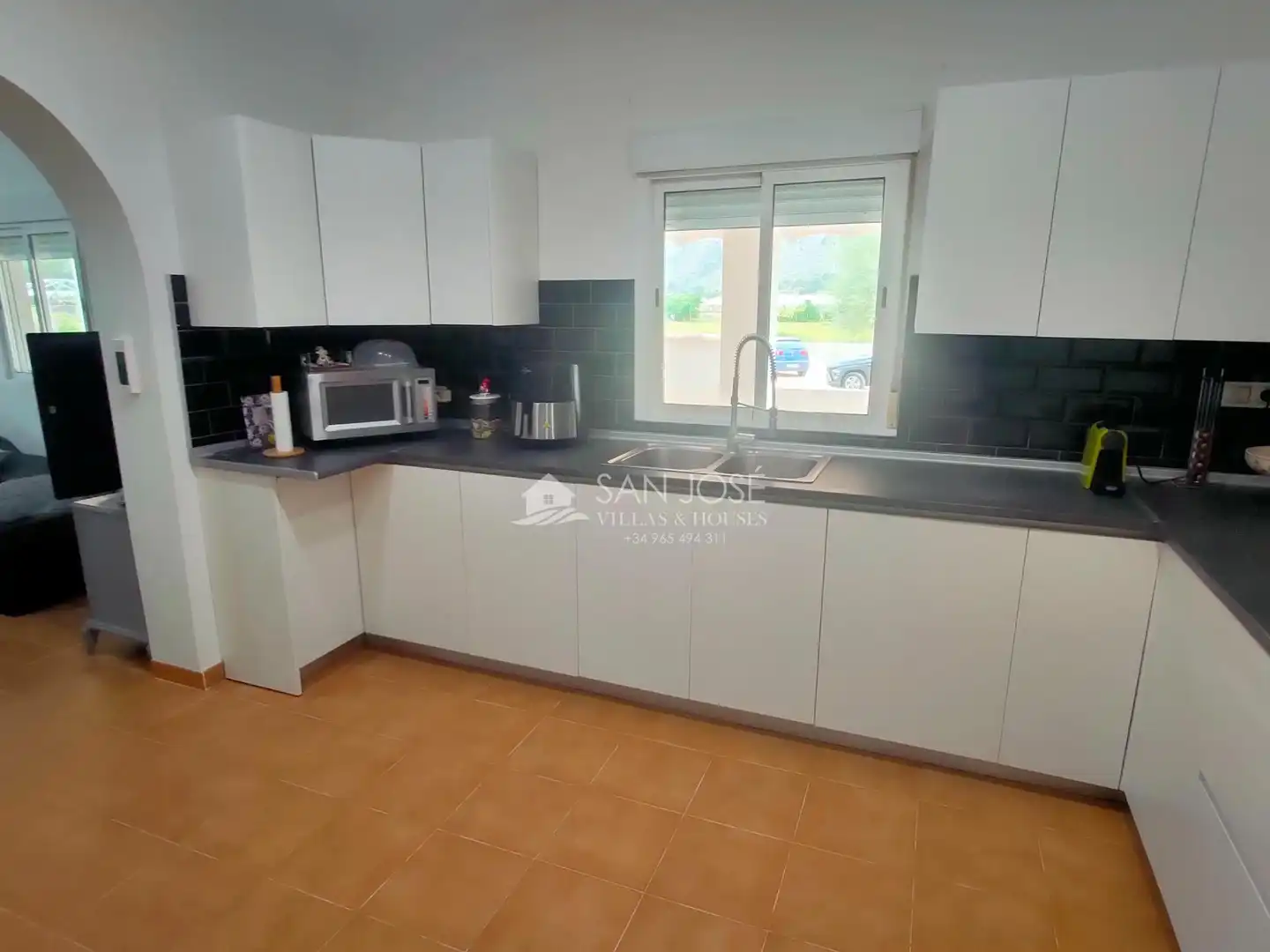Cocina de Casa o chalet en venta en Aspe con Calefacción, Jardín privado y Trastero