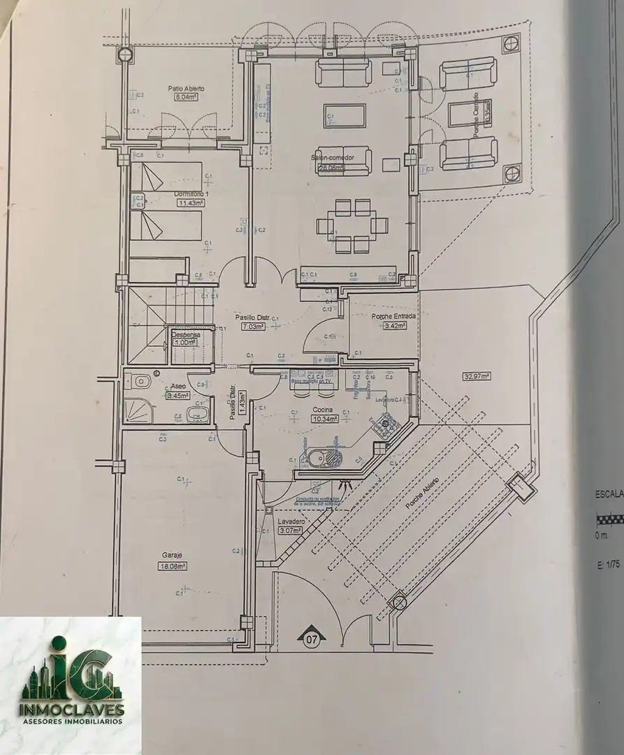 Detached homes for sale in Algeciras  with Air Conditioner, Heating and Private garden