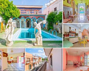 Vista exterior de Casa o xalet en venda en Mairena del Aljarafe amb Aire condicionat, Jardí privat i Terrassa