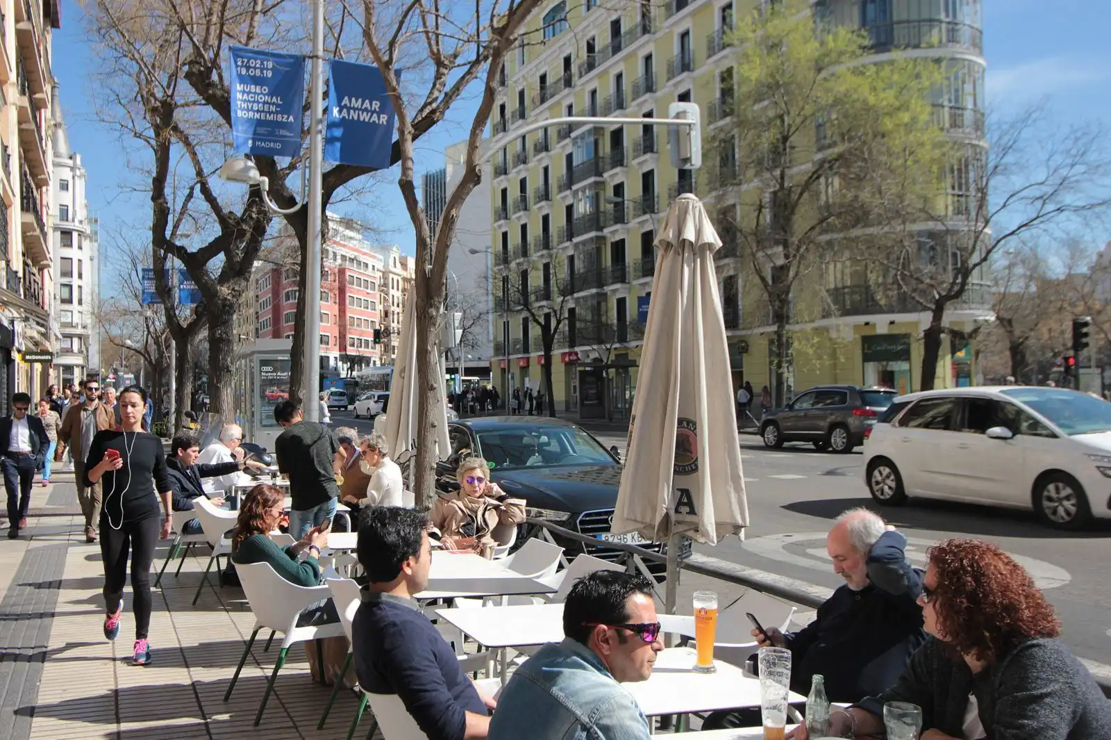 Vista exterior de Pis de lloguer en Madrid amb Aire condicionat, Calefacció i Moblat