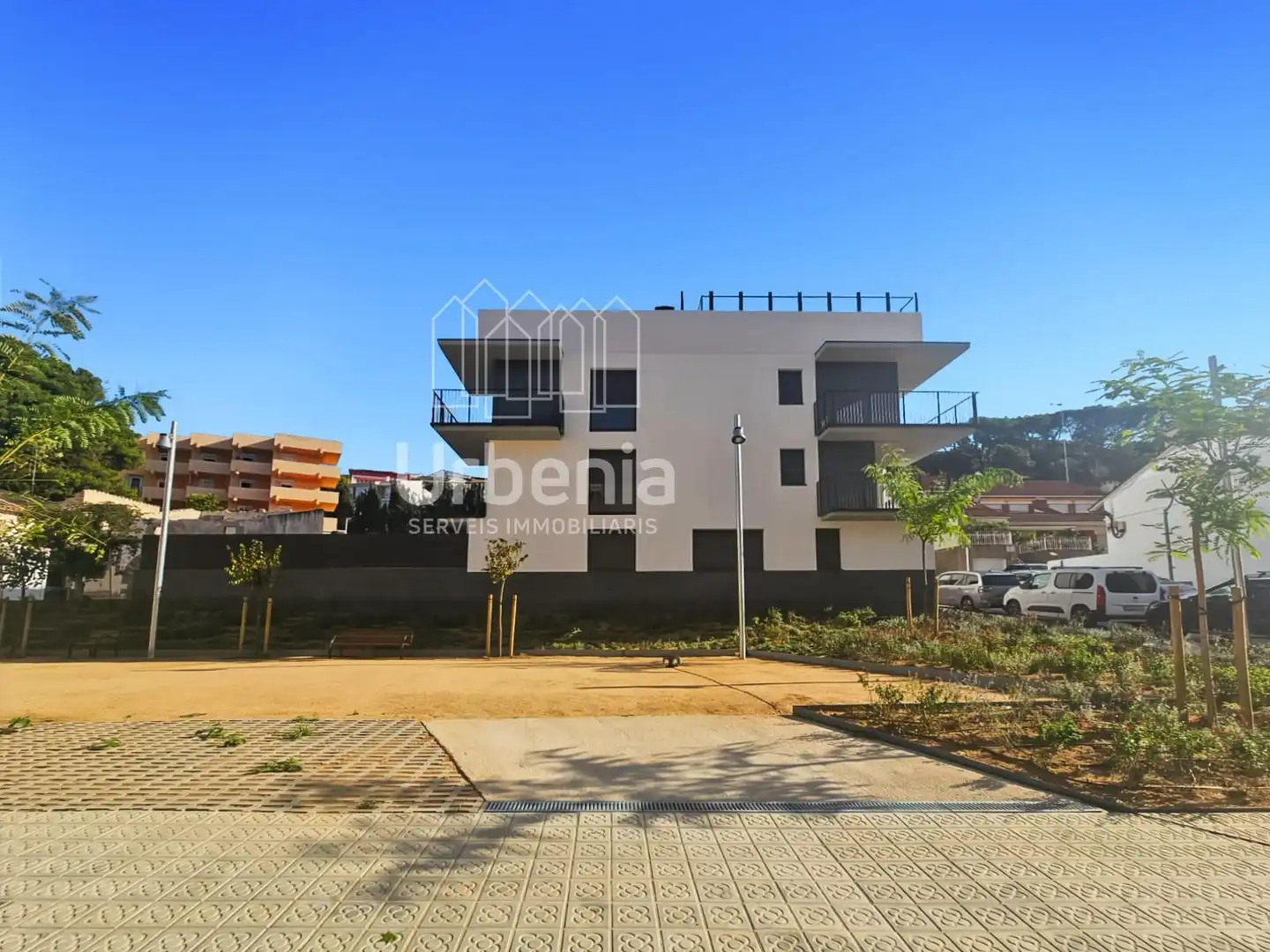 Vista exterior de Dúplex en venda en Arenys de Mar amb Aire condicionat, Calefacció i Terrassa