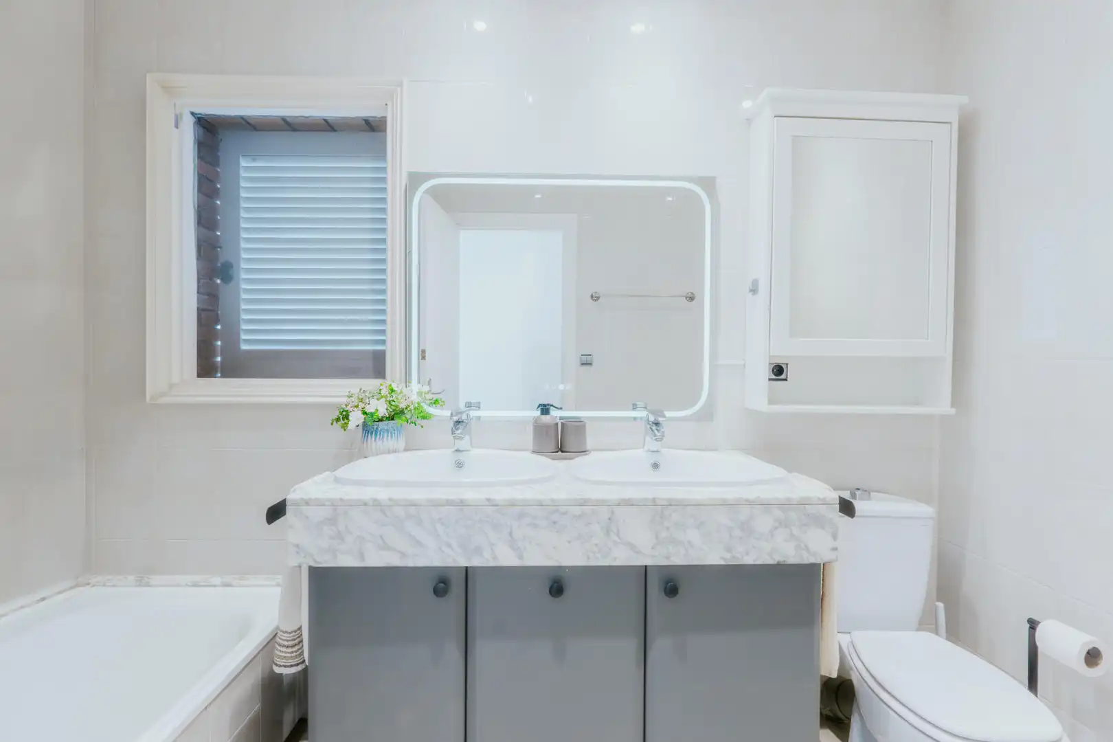 Badezimmer von Haus oder Chalet zur Miete in Sant Vicenç de Montalt mit Heizung und Terrasse