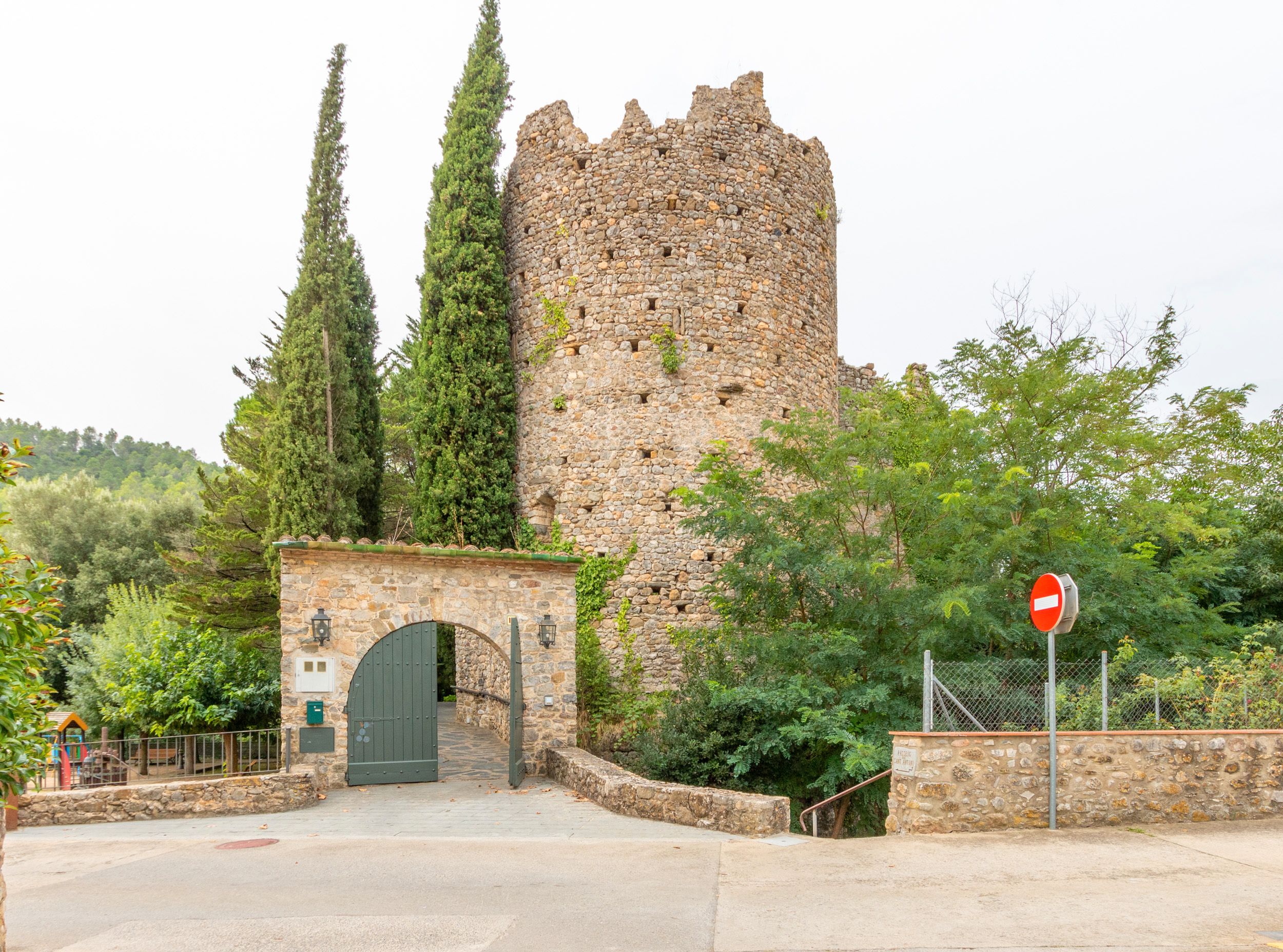 Exterior view of Country house for sale in Sant Llorenç de la Muga  with Private garden, Swimming Pool and Furnished