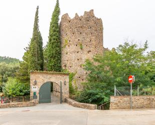 Vista exterior de Finca rústica en venda en Sant Llorenç de la Muga amb Jardí privat, Piscina i Moblat