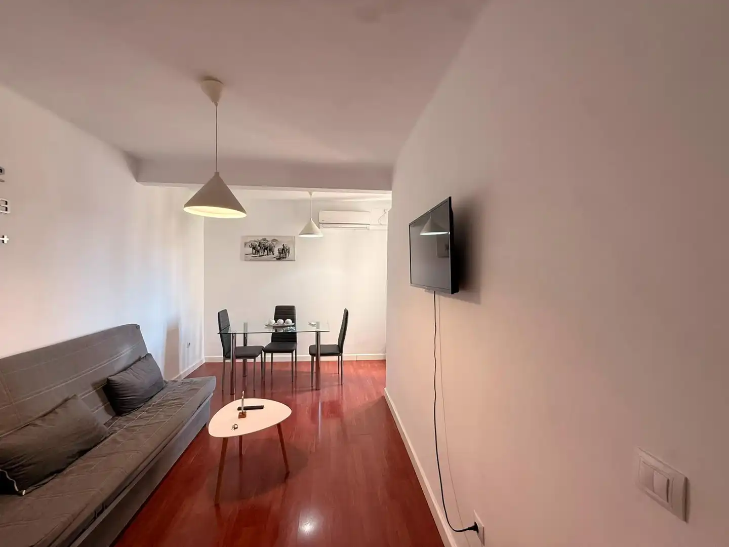 Living room of Flat for sale in Córdoba  with Air Conditioner, Storage room and Furnished