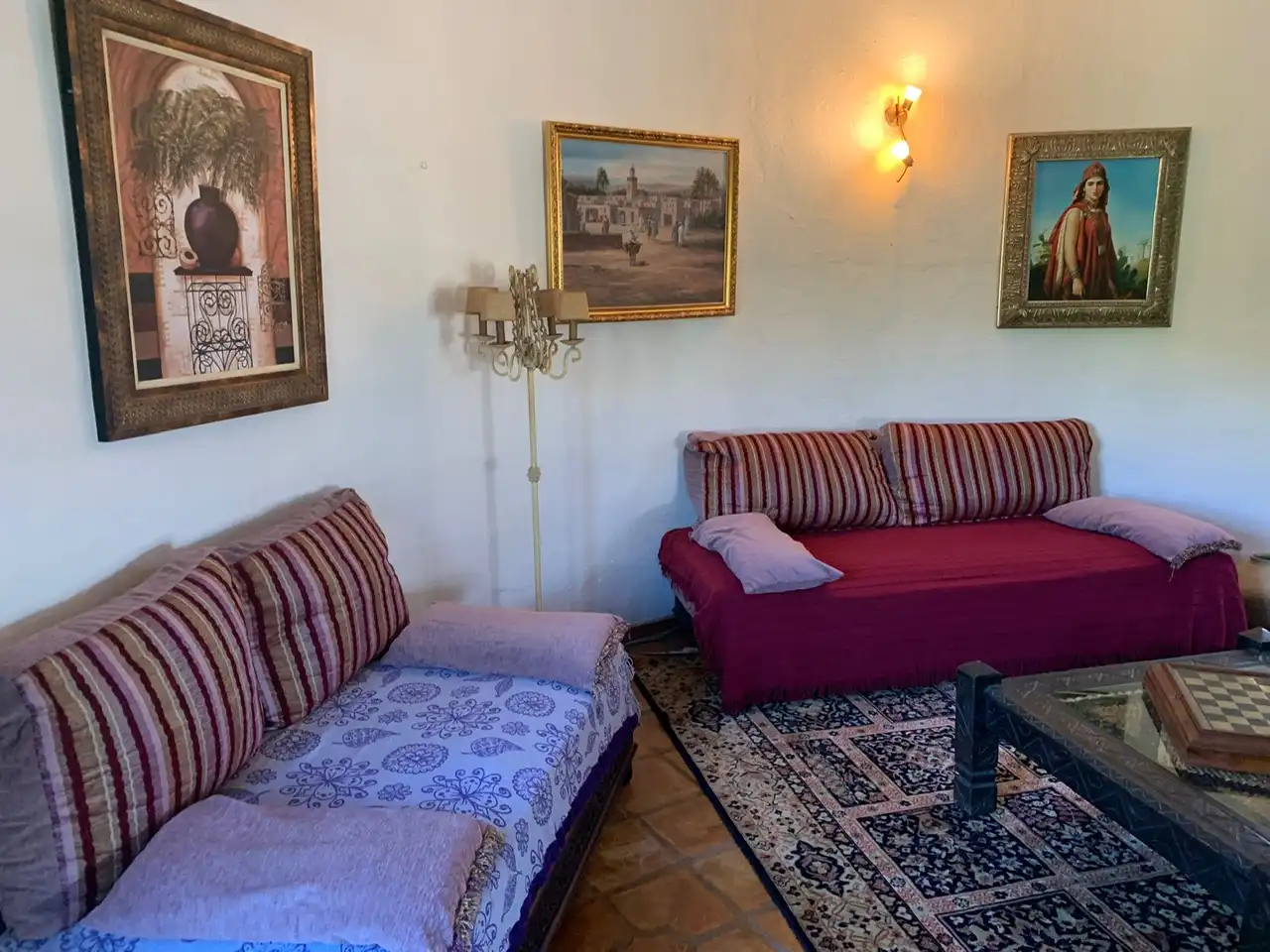 Sala de estar de Casa o chalet en venta en Torrox con Jardín privado, Terraza y Piscina
