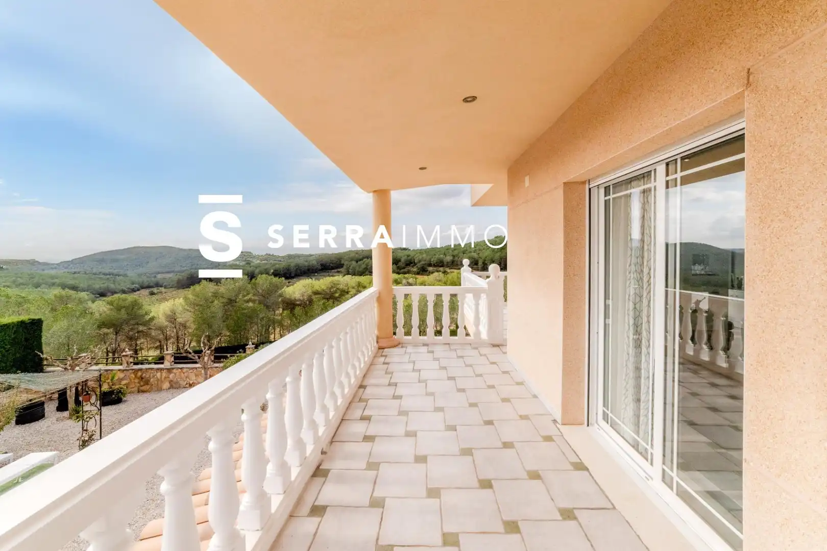 Terrassa de Casa o xalet en venda en Olivella amb Calefacció, Jardí privat i Terrassa