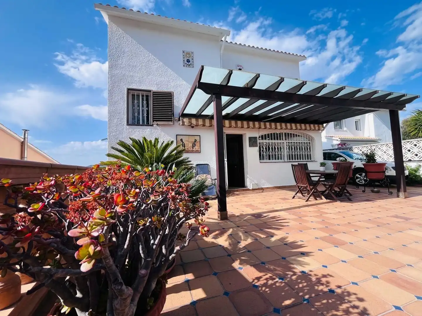 Terrace of Houses for sale in Sant Pere de Ribes  with Air Conditioner, Heating and Swimming Pool