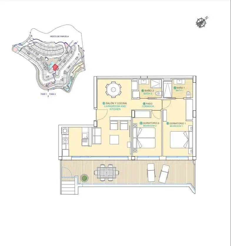 Mini appartamento con terrazza in vendita a Isla del Fraile, imagen 38