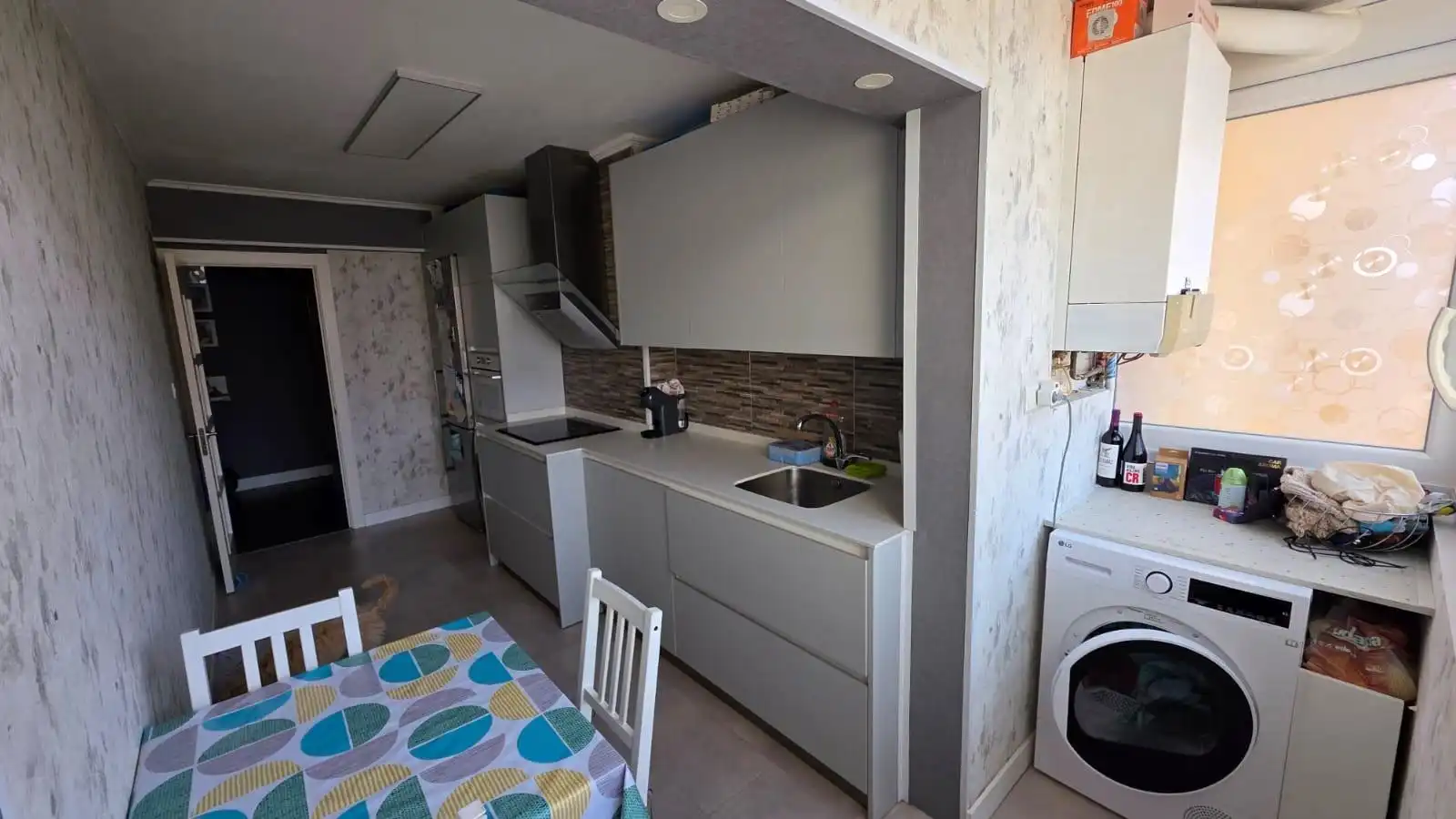 Kitchen of Flat for sale in Usansolo  with Heating, Storage room and Furnished