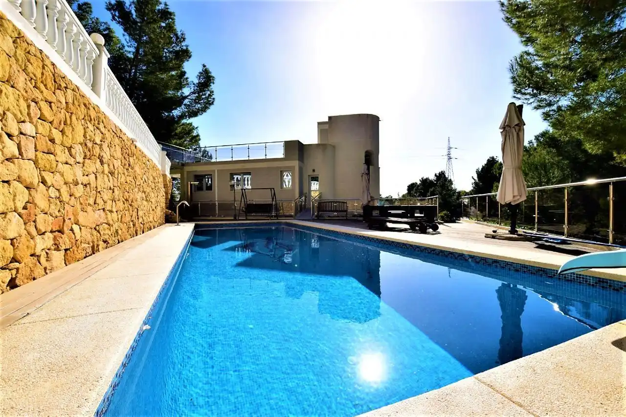 Piscina de Casa o chalet en venta en Altea con Aire acondicionado, Jardín privado y Trastero