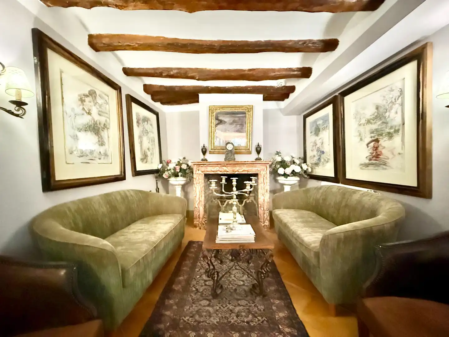 Sala d'estar de Finca rústica en venda en Alcoleja amb Aire condicionat, Jardí privat i Terrassa