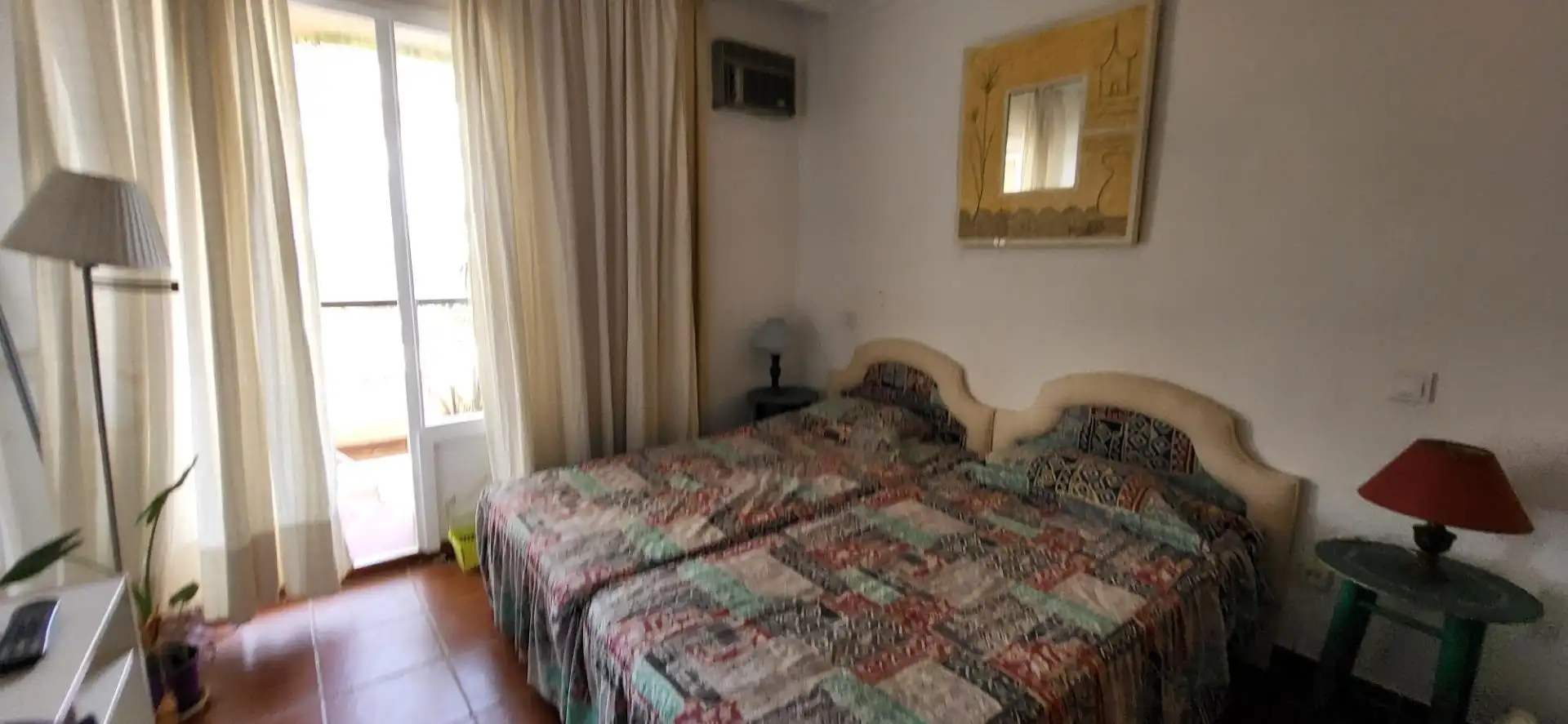 Bedroom of Flat for rent in Marbella  with Air Conditioner, Heating and Terrace