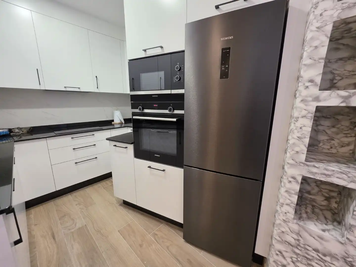 Kitchen of Flat for rent in A Coruña Capital   with Furnished