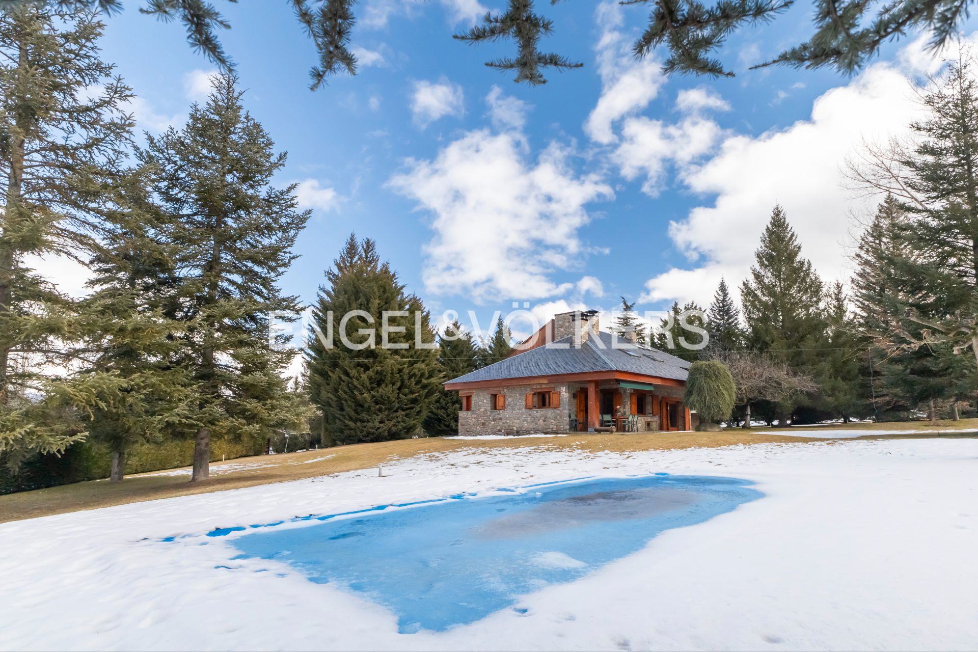 Swimming pool of House or chalet for sale in Das  with Heating, Private garden and Parquet flooring