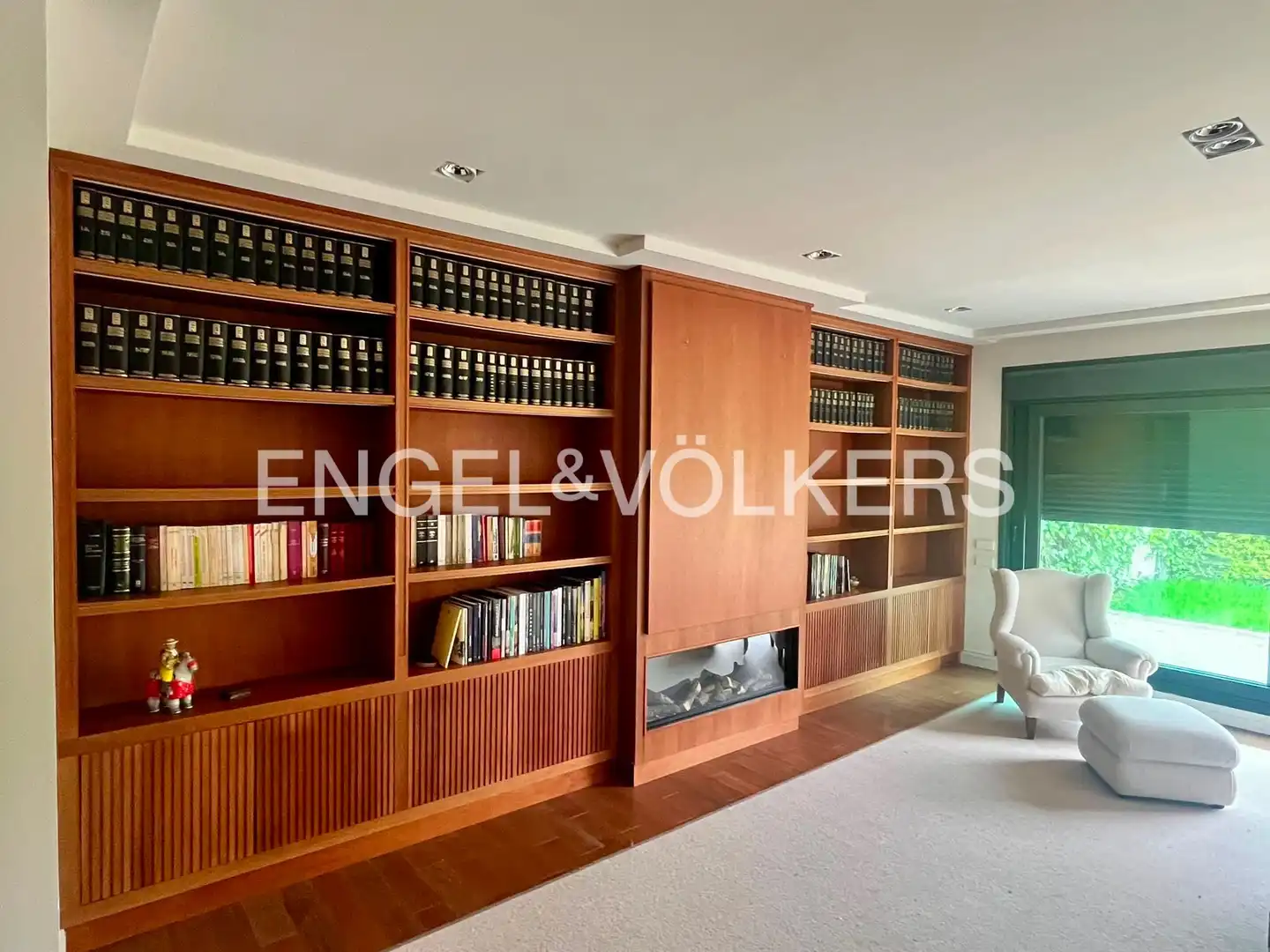 Sala de estar de Apartamento de alquiler en Madrid con Aire acondicionado, Calefacción y Jardín privado