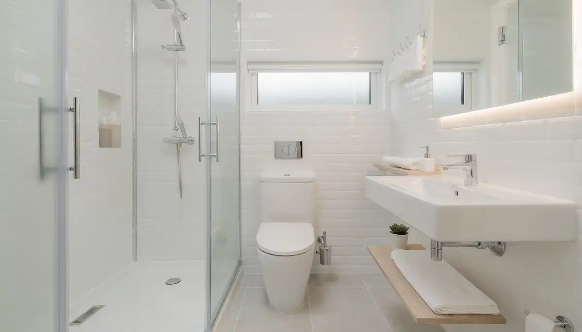 Baño de Casa adosada en venta en Madrid con Calefacción y Jardín privado
