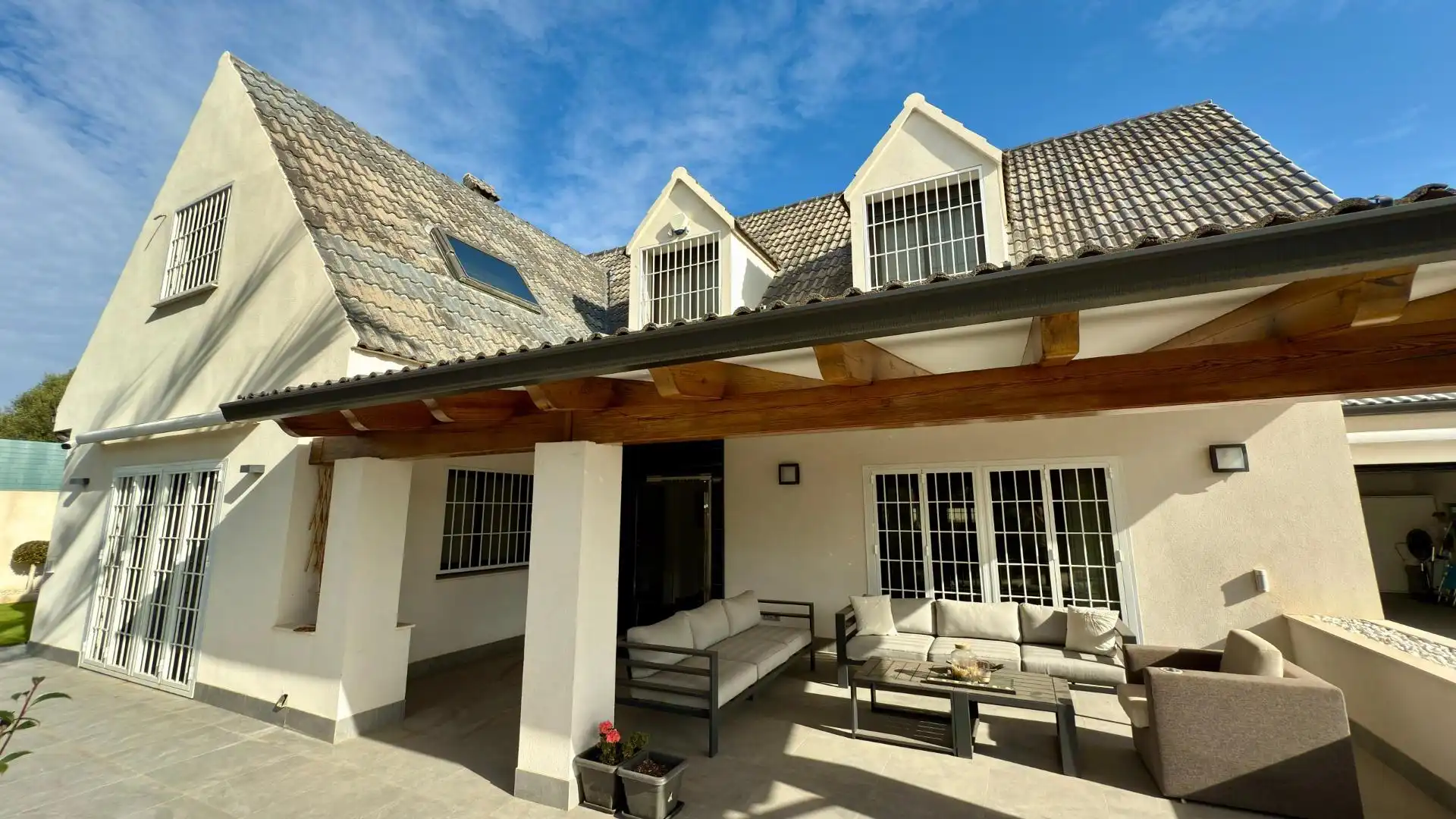 Terraza de Casa o chalet en venta en Sant Joan d'Alacant con Aire acondicionado, Calefacción y Jardín privado