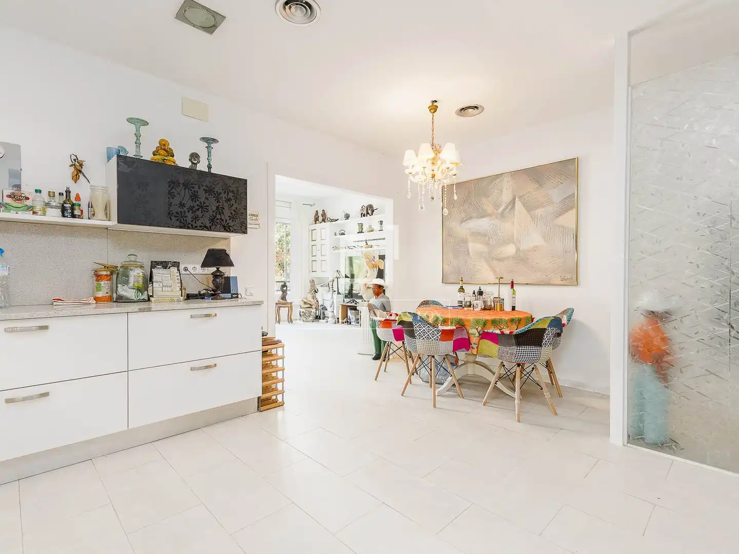 Dining room of Flat for sale in Barcelona  with Air Conditioner, Heating and Terrace