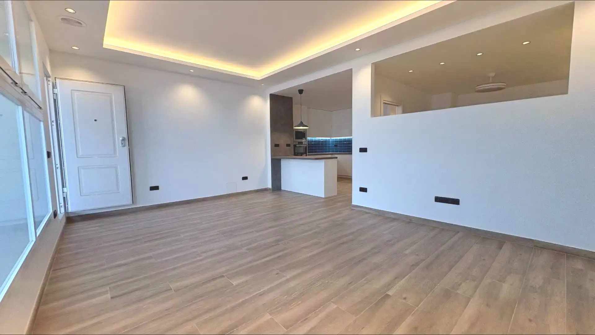 Wohnzimmer von Wohnung zur Miete in Aldaia mit Klimaanlage, Heizung und Parkett