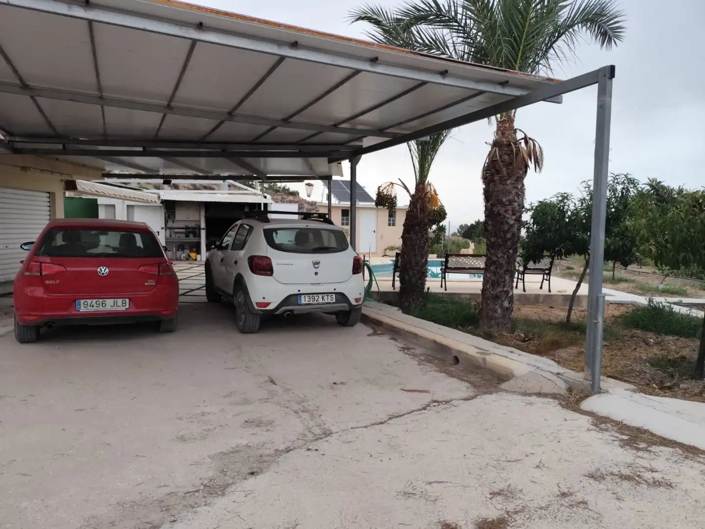 Aparcament de Casa o xalet en venda en Alcantarilla amb Aire condicionat, Terrassa i Piscina