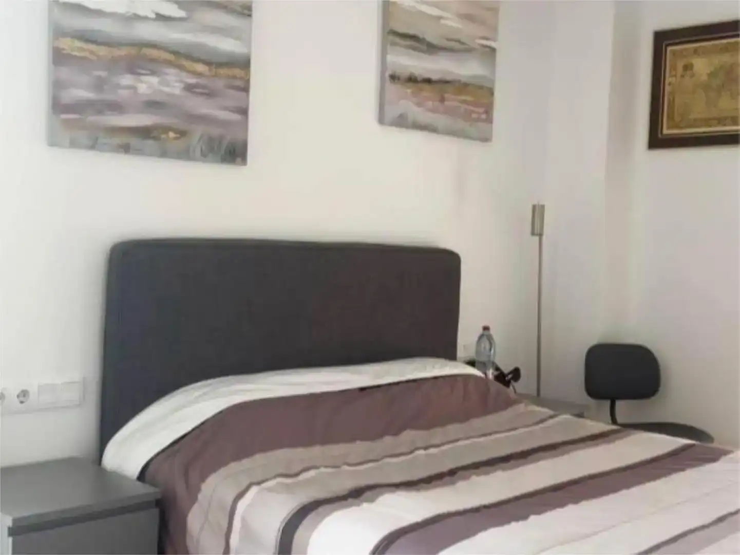 Schlafzimmer von Wohnungen zur Miete in  Barcelona Capital mit Klimaanlage und Schwimmbad
