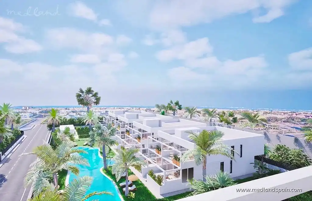 Vista exterior de Apartament en venda en Cartagena amb Terrassa, Traster i Piscina comunitària