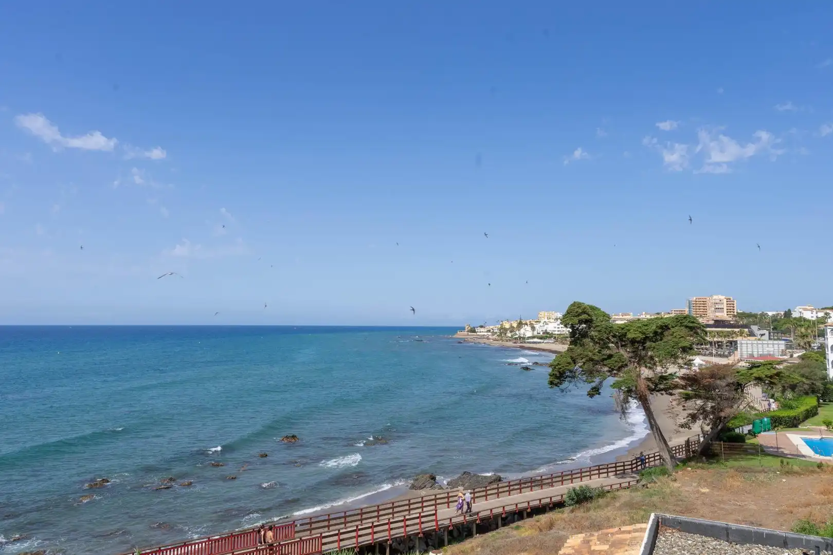 Pis de lloguer en Mijas amb Aire condicionat, Calefacció i Jardí privat
