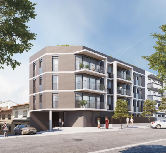 Vista exterior de Pis en venda en Rubí amb Aire condicionat, Calefacció i Parquet